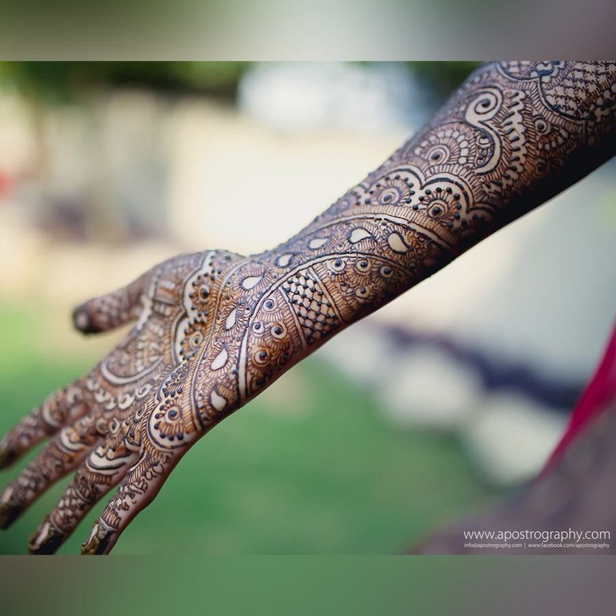 Intricate Bridal Mehndi graphic