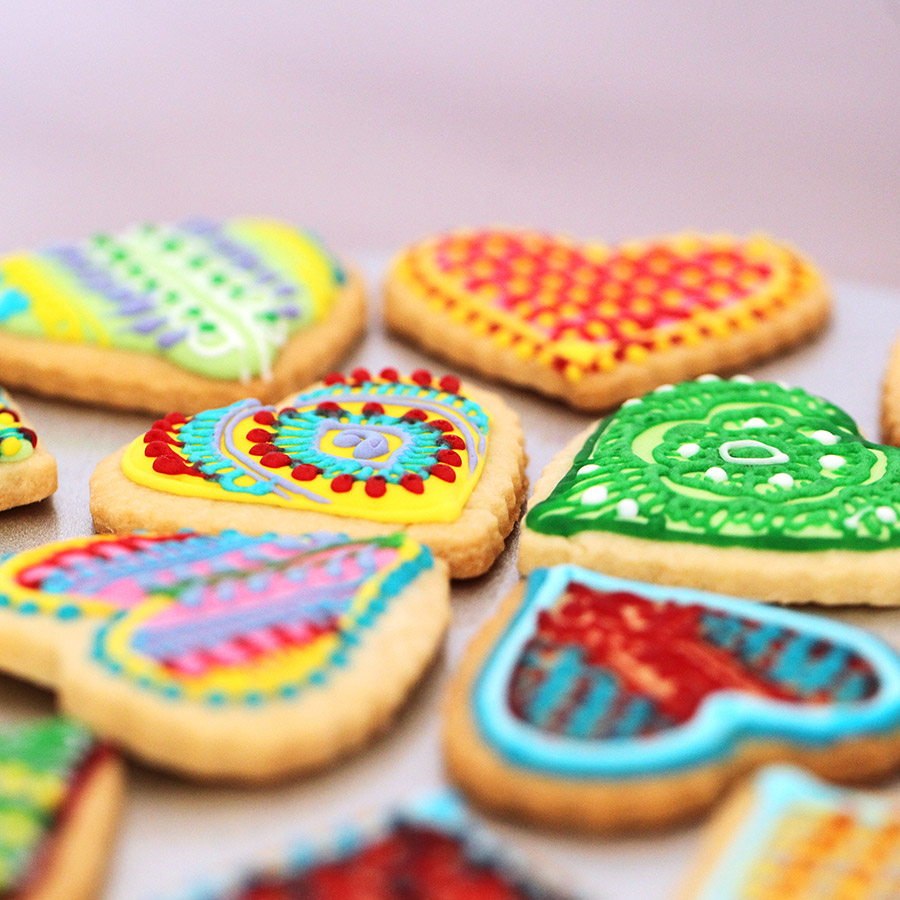 Mehndi Design Cookies graphic