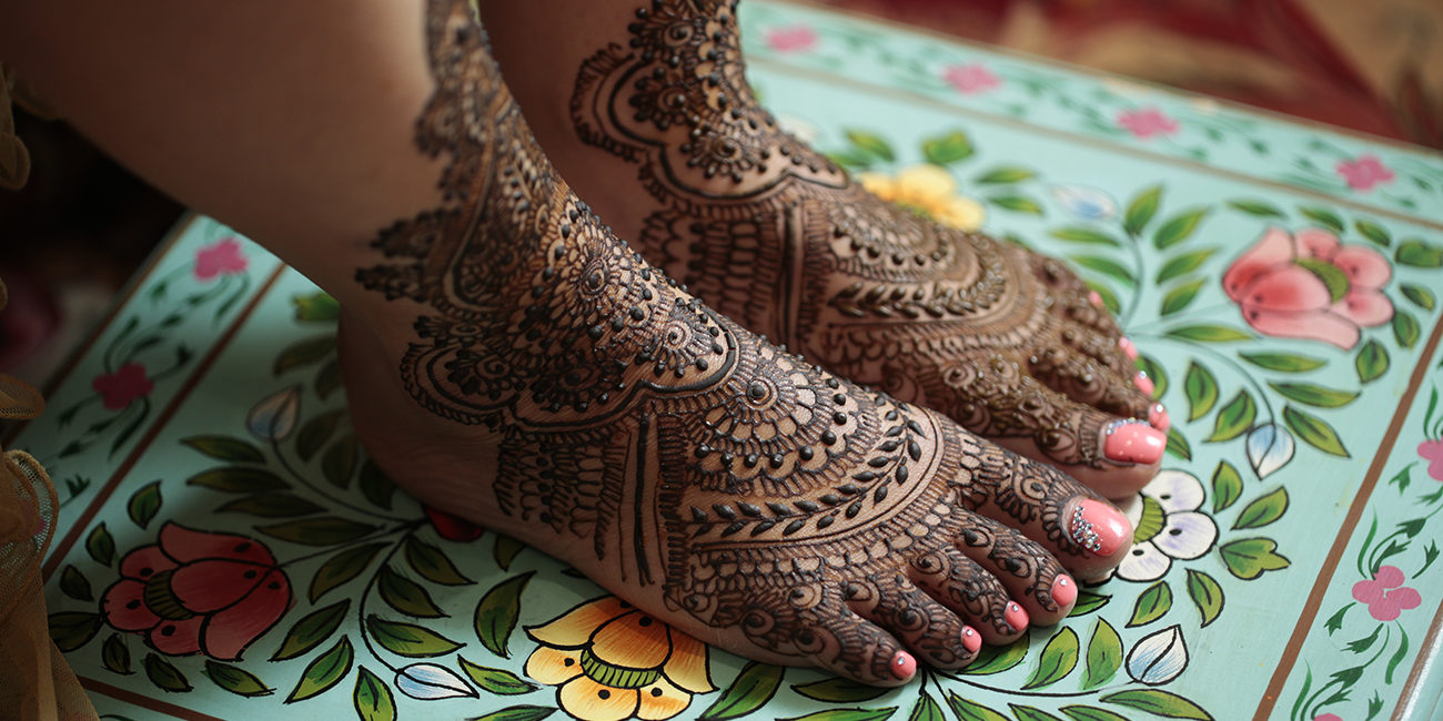 bridal feet mehndi